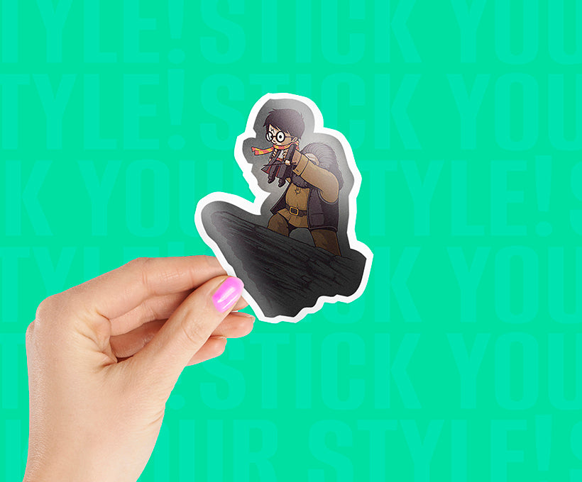 Magic King Harry Magnetic Sticker