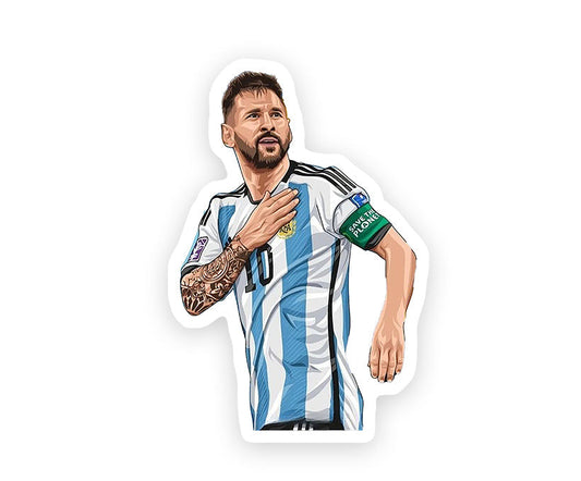 Argentina Lionel Messi Magnetic Sticker