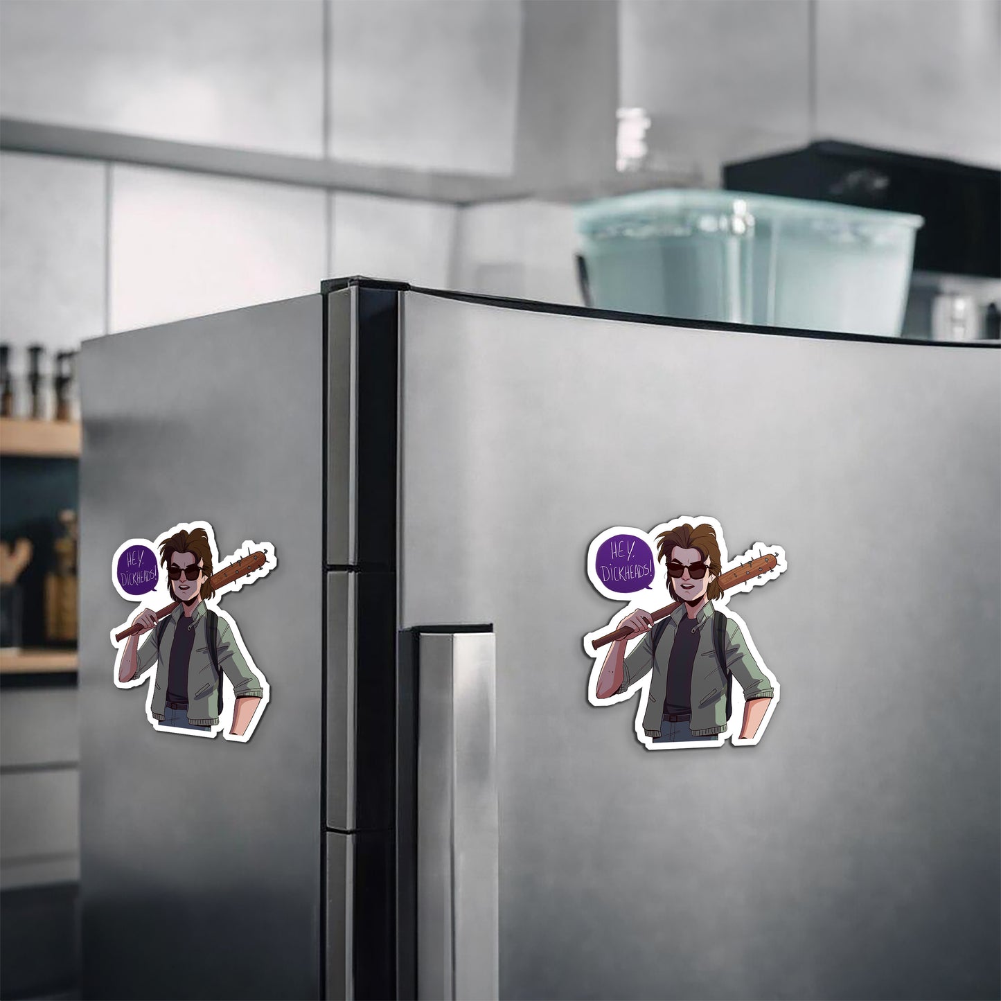 Badass Steve Harrington Magnetic Sticker