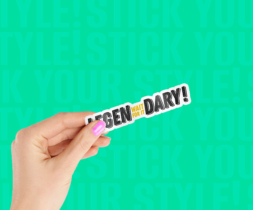 Barney Stinson Legendary Magnetic Sticker