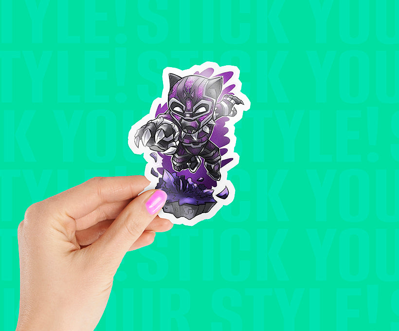 Black Panther Vibranium Magnetic Sticker