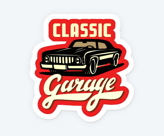 Car Garage Magnetic Sticker