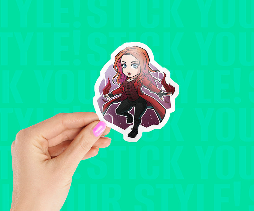 Chibi Wanda Marvels Sticker