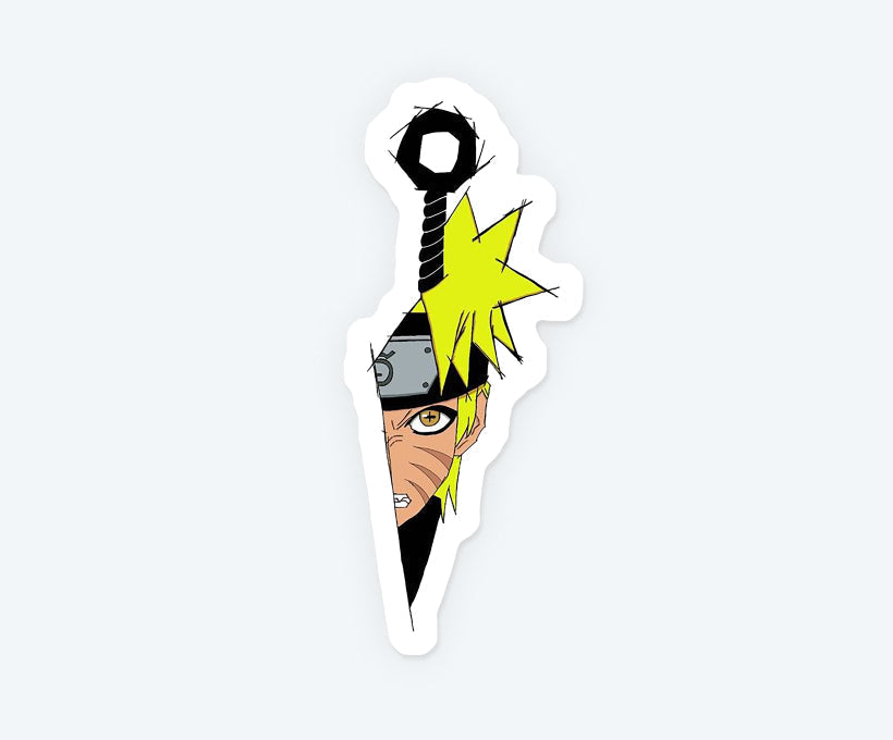 Naruto Uzumaki Kunai Magnetic Sticker