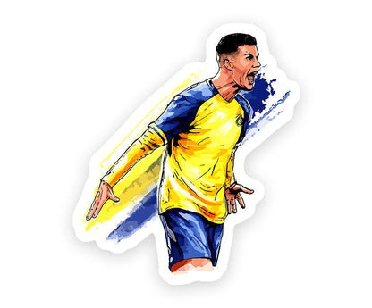 Cristiano Ronaldo Graffiti Magnetic Sticker