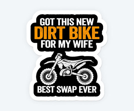 Dirt Bike Deal Magnetic Sticker