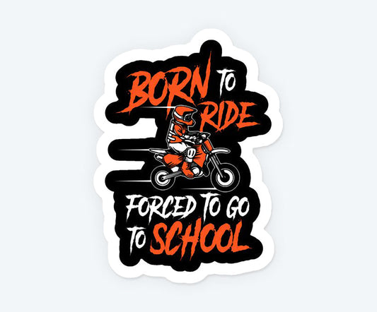 Dirt Bike Motocross Magnetic Sticker