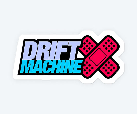Drift Machine Red Bandage Magnetic Sticker