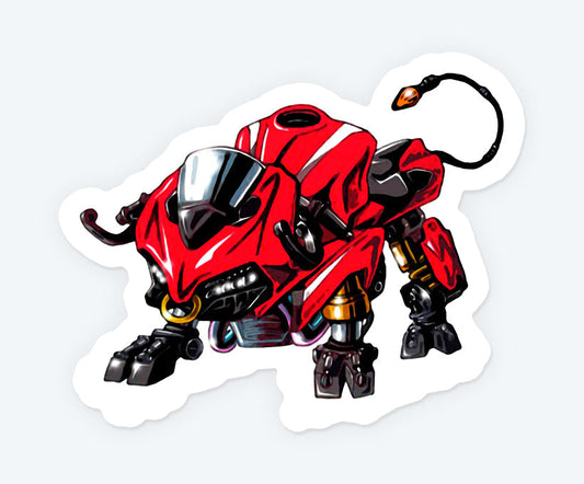 Ducati Panigale Bull Magnetic Sticker