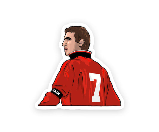 Eric Cantona Manchester United Magnetic Sticker