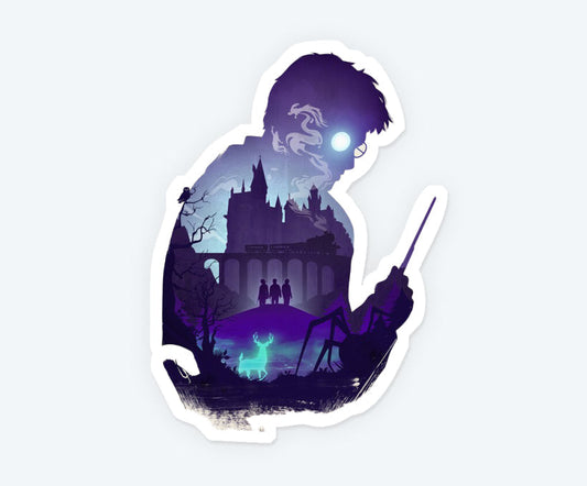 Expecto Patronum Spell Magnetic Sticker