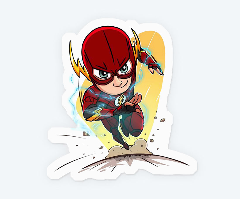 Flash Justice League Magnetic Sticker