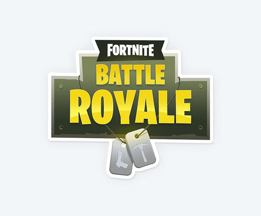 Fortnite Royal Logo Magnetic Sticker