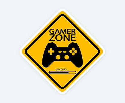Gamers Zone Magnetic Sticker