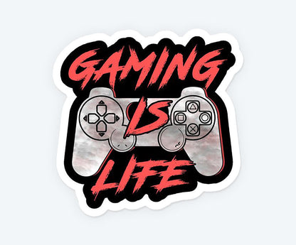 Gaming Is Life Magnetic Sticker