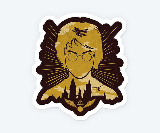 Goblet of Fire Magnetic Sticker