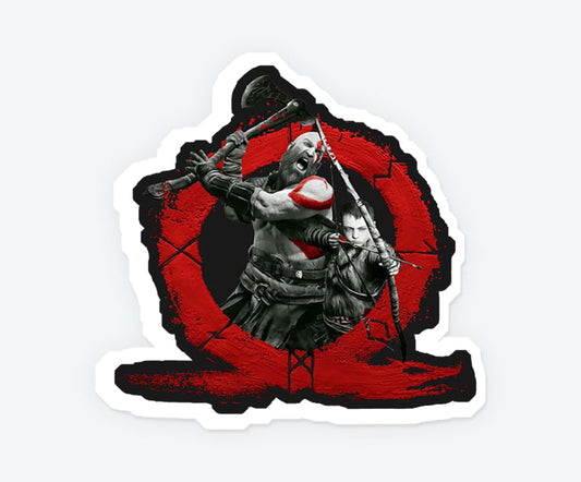 God Of War Killer Mode Magnetic Sticker