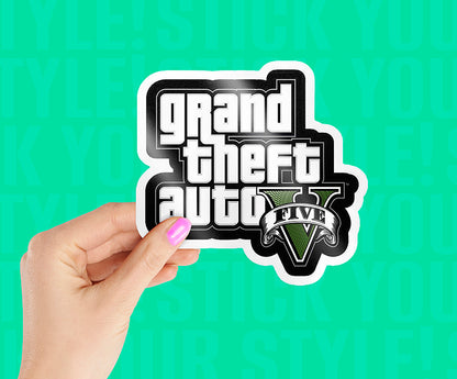 Grand Theft Auto Logo Sticker