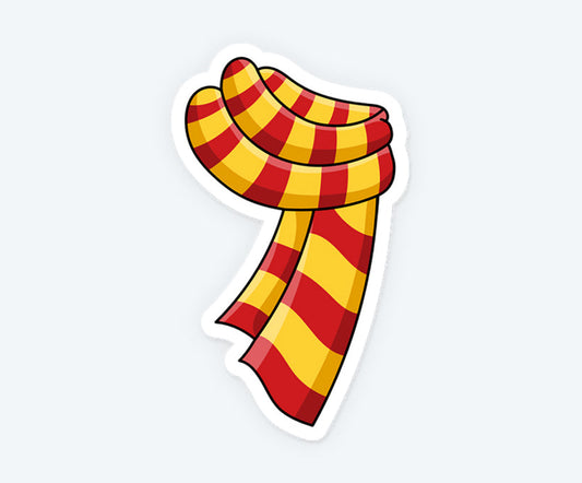 Gryffindor House scarf Magnetic Sticker