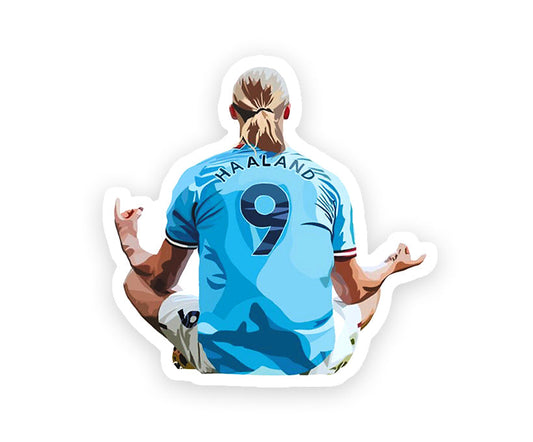 Haaland Signature Magnetic Sticker