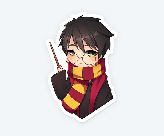 Harry Gryffindor Chibi Magnetic Sticker