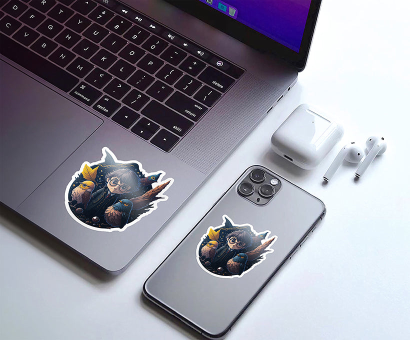 Harry in Woods Chibi Magnetic Sticker