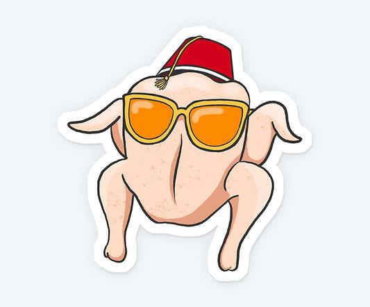 I Love You Turkey Magnetic Sticker