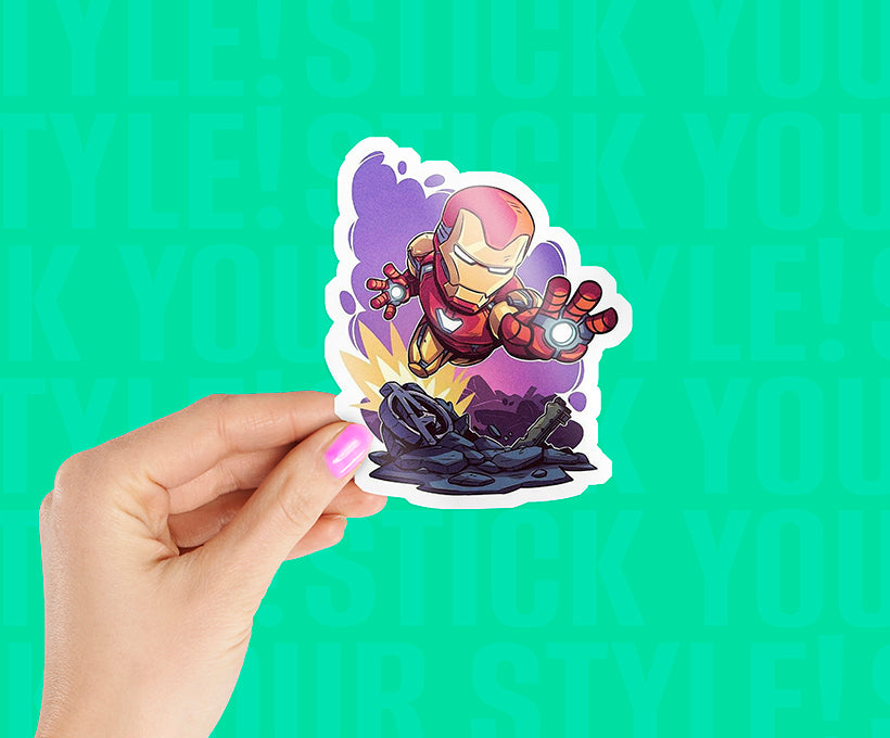 Ironman Super Hero Sticker