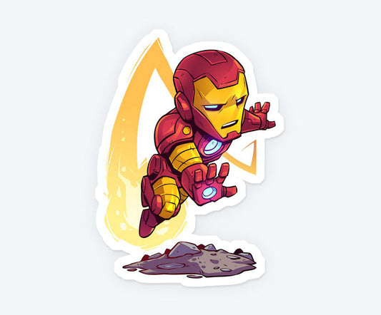 Ironman Super Hero Magnetic Sticker