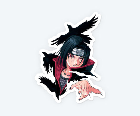 Itachi Uchiha Eagle Magnetic Sticker