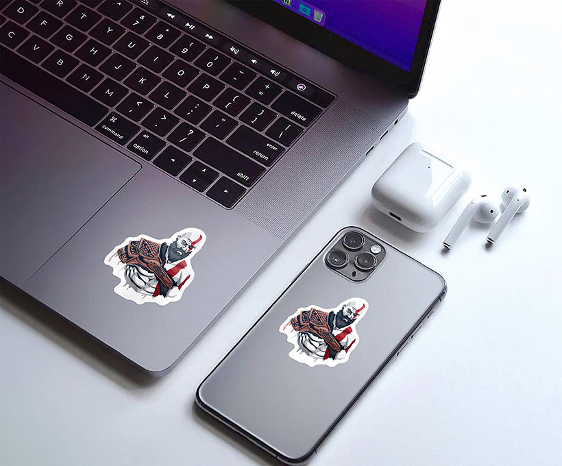 Kratos God Of War Magnetic Sticker