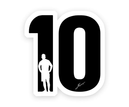 Lionel Messi 10 Magnetic Sticker