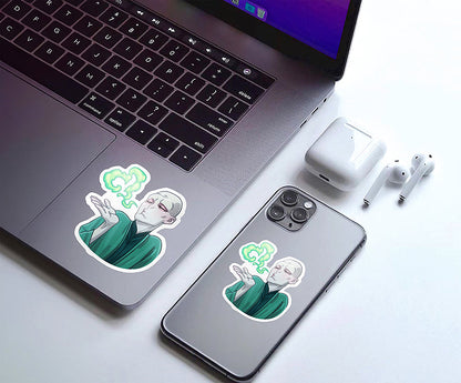 Lord Voldemort Cartoon Magnetic Sticker