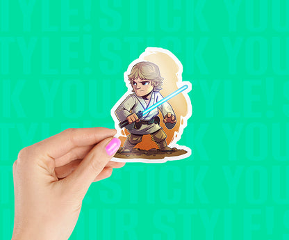 Luke Skywalker Star Wars Sticker