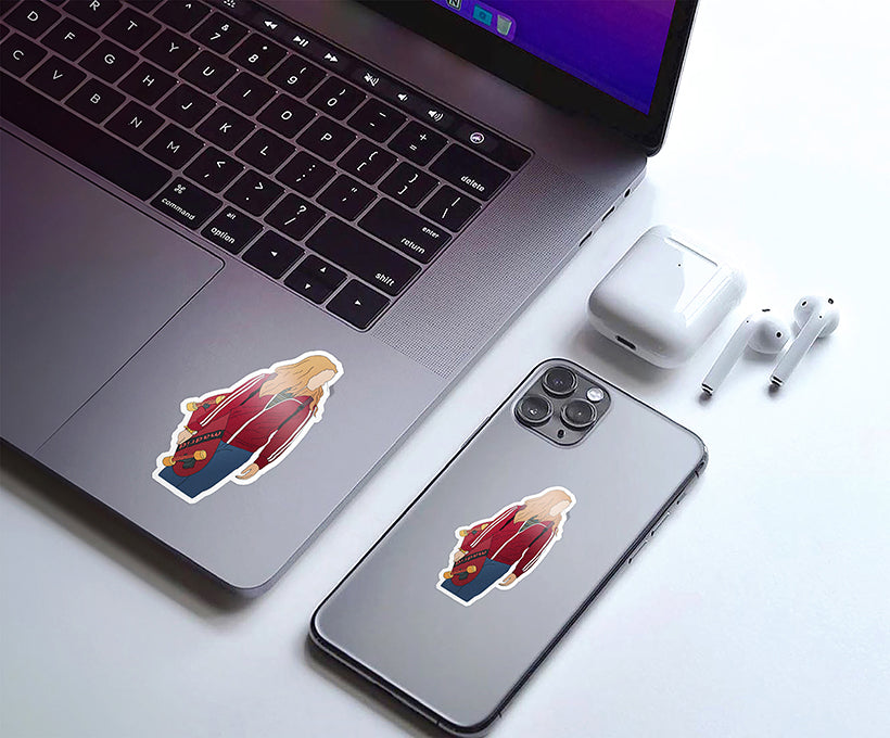 Mad Max Stranger Things Sticker