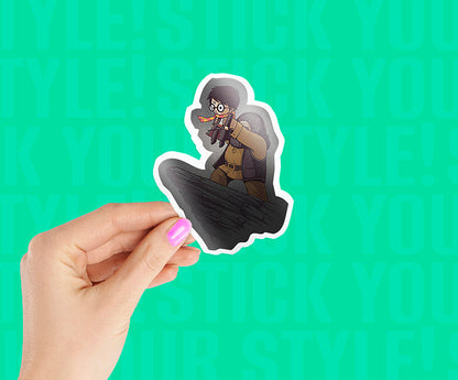 Magic King Harry Magnetic Sticker