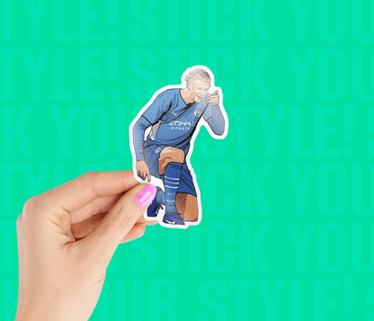 Man City Haaland Magnetic Sticker
