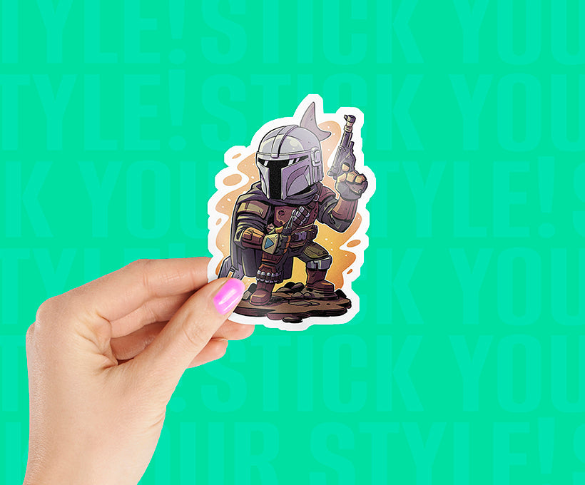 Mandalorian Star War Magnetic Sticker