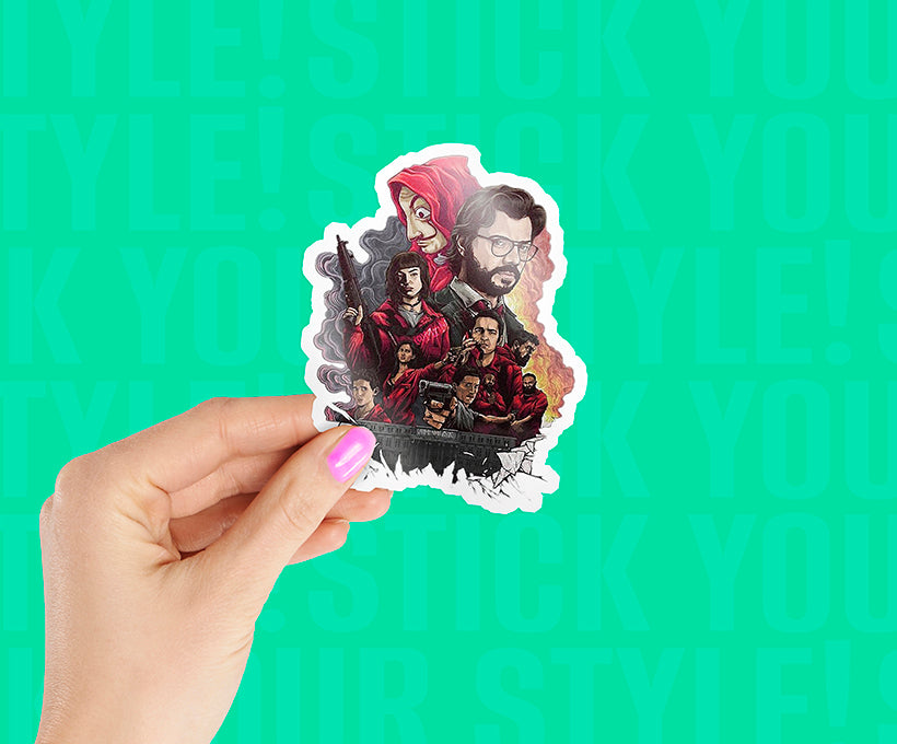 Money heist Epic Poster Sticker