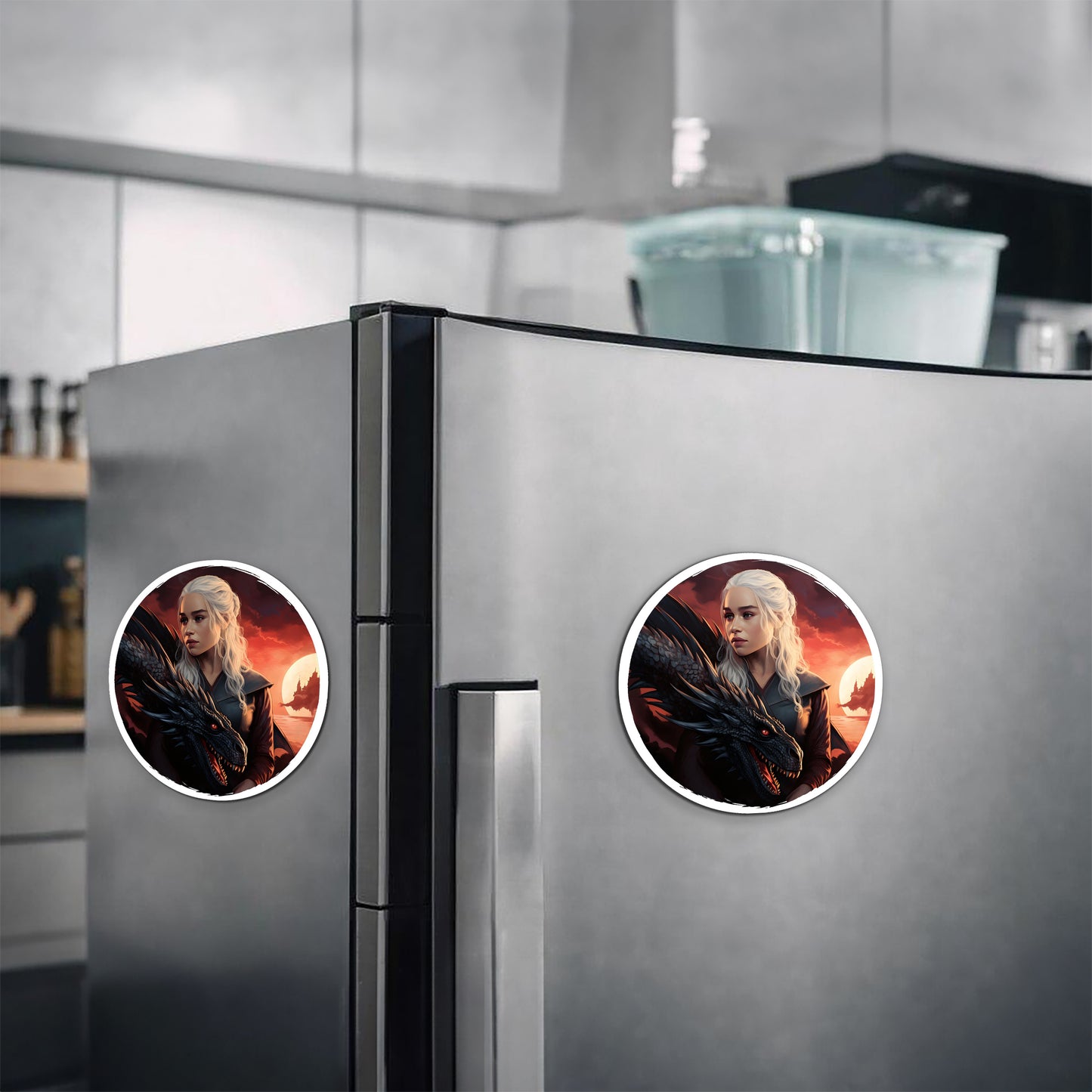 Mother Of Dragon Daenerys Magnetic Sticker