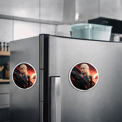 Mother Of Dragon Daenerys Magnetic Sticker