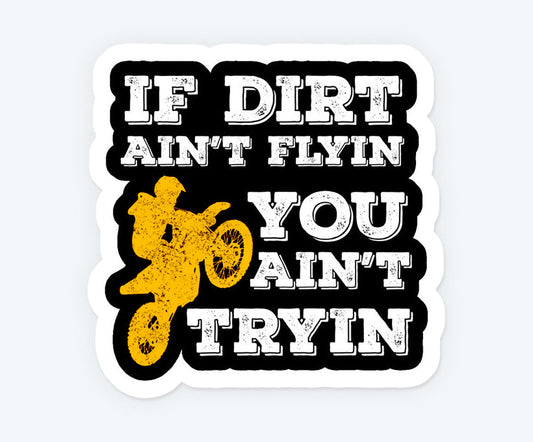 Mountain Bike Rider Magnetic Sticker