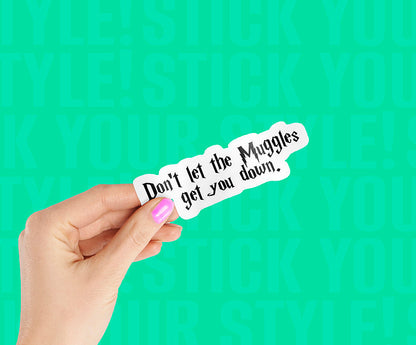 Muggles Harry Potter Magnetic Sticker