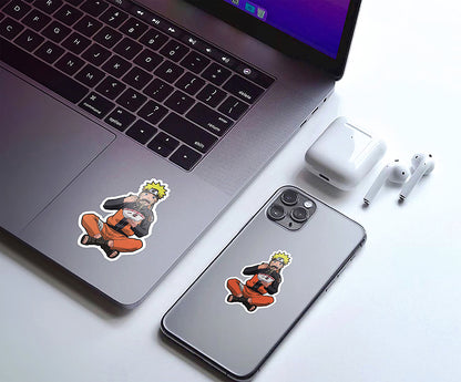 Naruto Eating Ramen Sticker