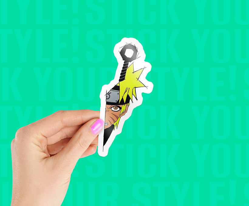 Naruto Uzumaki Kunai Magnetic Sticker
