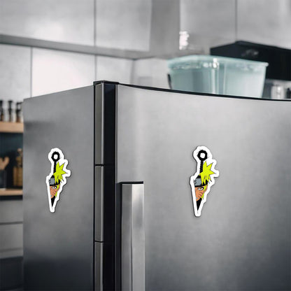 Naruto Uzumaki Kunai Magnetic Sticker