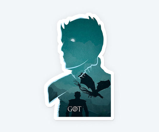 Night King GOT Magnetic Sticker