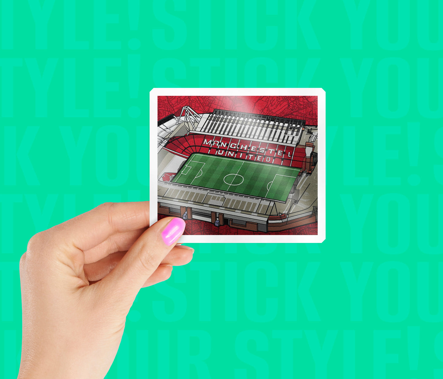 Old Trafford - Manchester United Stadium Magnetic Sticker