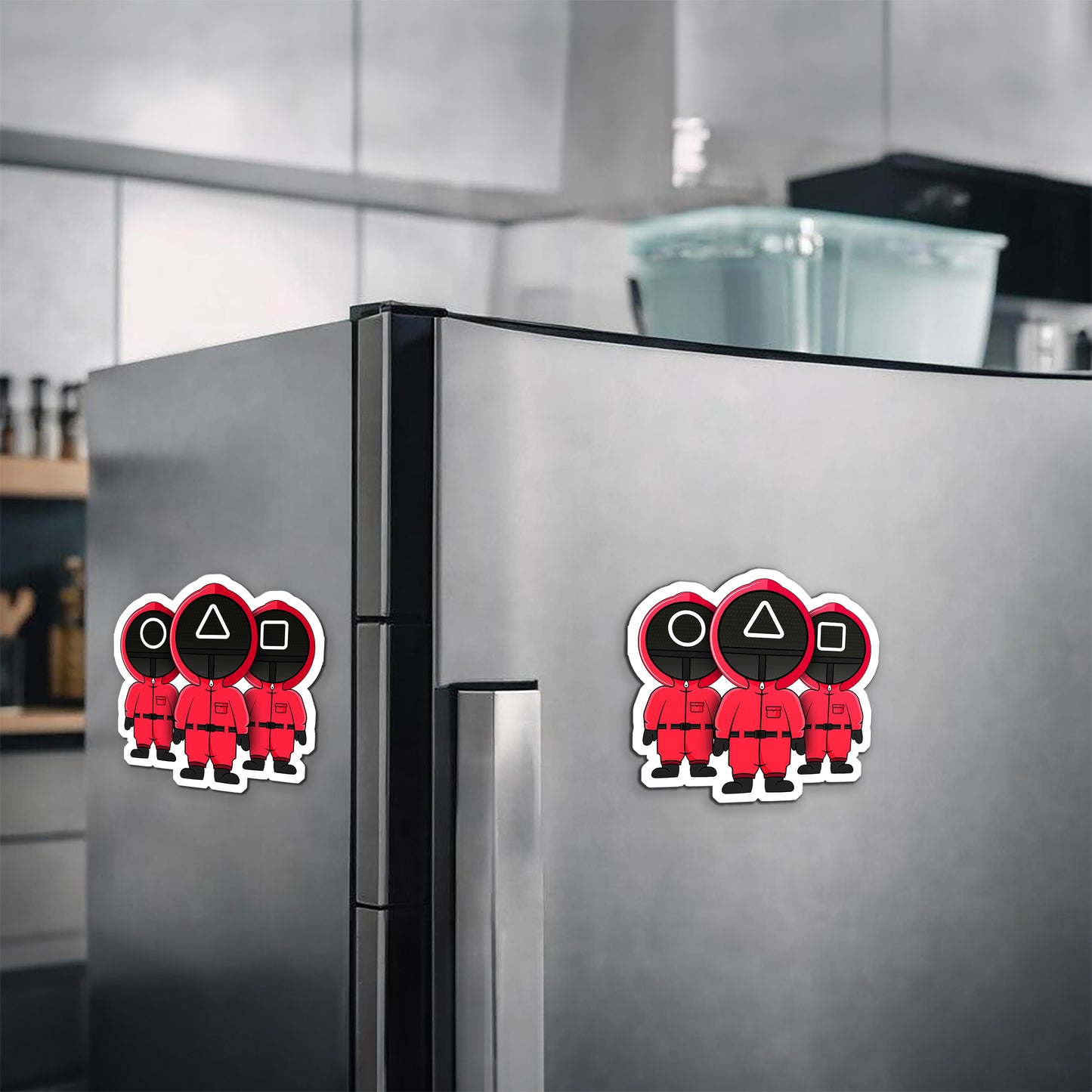 Pink Soldiers Magnetic Sticker