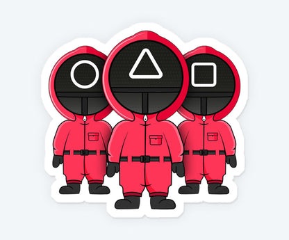 Pink Soldiers Magnetic Sticker